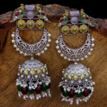 Load image into Gallery viewer, Laina  Premium Brass Jhumka