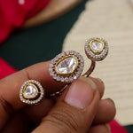 Load image into Gallery viewer, Gina Double Finger Moissanite Ring
