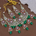 Load image into Gallery viewer, Premium Shaina Semi Bridal Polki Set