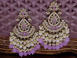 Load image into Gallery viewer, Nuzhat Chandbali- Lavender