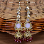 Load image into Gallery viewer, Swati MOP jhumka With long Kaanchain