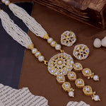 Load image into Gallery viewer, Mona Long Kundan Set