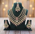 Load image into Gallery viewer, Pinky Premium 3 Layer Designer Kundan Necklace