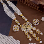 Load image into Gallery viewer, Mona Long Kundan Set