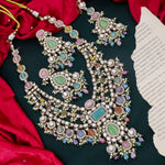 Load image into Gallery viewer, Pooja Layered Long Set - Multi