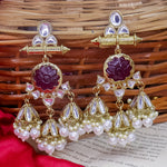 Load image into Gallery viewer, Sheisha 3 Jhumki Earrings