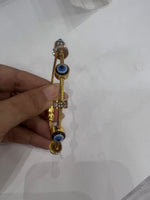 Load image into Gallery viewer, Evil Eye Stainless Steel Kada