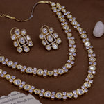 Load image into Gallery viewer, Jigisha 2 Layer Moissianite Set  With Earrings