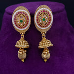 Load image into Gallery viewer, Sangeeta Copper Ethnic Choker With Earrings