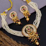 Load image into Gallery viewer, Sejal Copper Ethnic Choker With Earrings