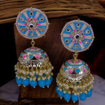 Load image into Gallery viewer, Prachi Meenakari Jhumka