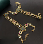 Load image into Gallery viewer, Pre Order - Meera Premium Heritage Rajwadi Hathpanja - Pair