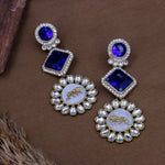 Load image into Gallery viewer, Johnna Sabya Designer Earrings - Royal Blue
