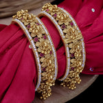 Load image into Gallery viewer, Kunwa Rajwadi Kada With Ghungro