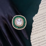 Load image into Gallery viewer, Emerald Moissianite Ring