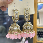 Load image into Gallery viewer, Prachi Kundan Hoop Jhumka