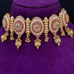 Load image into Gallery viewer, Sangeeta Copper Ethnic Choker With Earrings