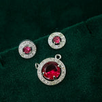 Load image into Gallery viewer, Celebrity Inspired AD Mangalsutra With Earrings + Mangalsutra Chain
