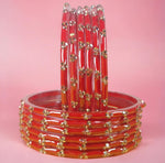 Load image into Gallery viewer, Colourful Raindrop Glass Bangles - 12 Bangles