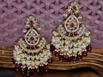 Load image into Gallery viewer, Nuzhat Chandbali- Maroon