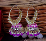 Load image into Gallery viewer, Jimmy Meenakari Hoop Jhumka