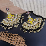Load image into Gallery viewer, Statement Chandbali - Black