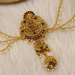 Load image into Gallery viewer, Anu Brass Hair brooch With Layered Latakan