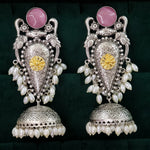 Load image into Gallery viewer, Reena Statement Trending Premium Brass Jhumka