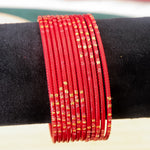 Load image into Gallery viewer, Vamila Shimmer Metal Bangles (Dozen)