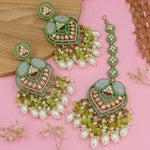 Load image into Gallery viewer, Momina Pakistani Earrings And Mangtika