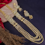 Load image into Gallery viewer, Anjali Fusion Long Premium Copper Rajwadi Set