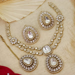 Load image into Gallery viewer, Suna Layered Choker With Earrings And Mangtika