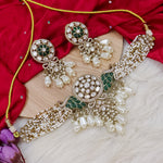 Load image into Gallery viewer, Peacock Moissianite Set -Dark Green