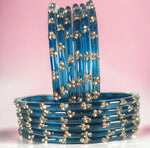 Load image into Gallery viewer, Colourful Raindrop Glass Bangles - 12 Bangles