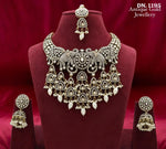 Load image into Gallery viewer, Premium Elephant Kundan Choker Set - White