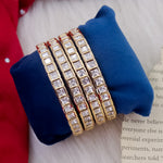 Load image into Gallery viewer, Nidhi Moissanite Designer Kada- Pack of 4