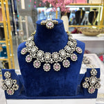 Load image into Gallery viewer, Sheefa Polki Necklace With Mangtika