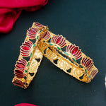 Load image into Gallery viewer, Trending Lotus Kada - Maroon