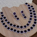 Load image into Gallery viewer, Tamia 2 Layer Premium AD Choker -Purple