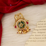 Load image into Gallery viewer, Peacock Hertiage Ring- Green