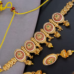 Load image into Gallery viewer, Sangeeta Copper Ethnic Choker With Earrings