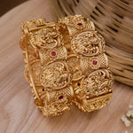 Load image into Gallery viewer, Ganesha Rajwadi Copper Bangles