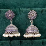 Load image into Gallery viewer, Oxidise Jhumka