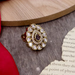 Load image into Gallery viewer, Moissanite Ring Adjustable