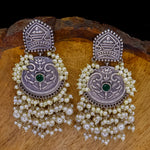 Load image into Gallery viewer, Uneza Moti Brass Earrings