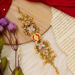 Load image into Gallery viewer, Rubal Designer Swarovski Heritage Brass Wrist Watch-Pink Mint