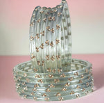 Load image into Gallery viewer, Colourful Raindrop Glass Bangles - 12 Bangles