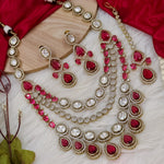 Load image into Gallery viewer, Angelia Emerald Moissianite Layered Choker