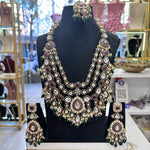 Load image into Gallery viewer, Saadia Layered Kundan Polki Necklace