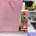 Load image into Gallery viewer, Shreya Semi Bridal Rajwadi Necklace Set